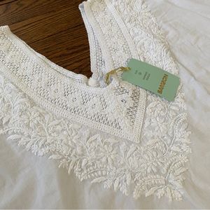 SAMSON Swim Embroidered Cotton Coverup Dress NWT